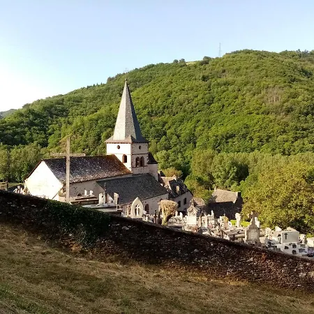 Ferienwohnung Les Cazelles Conques-en-Rouergue Exterior foto
